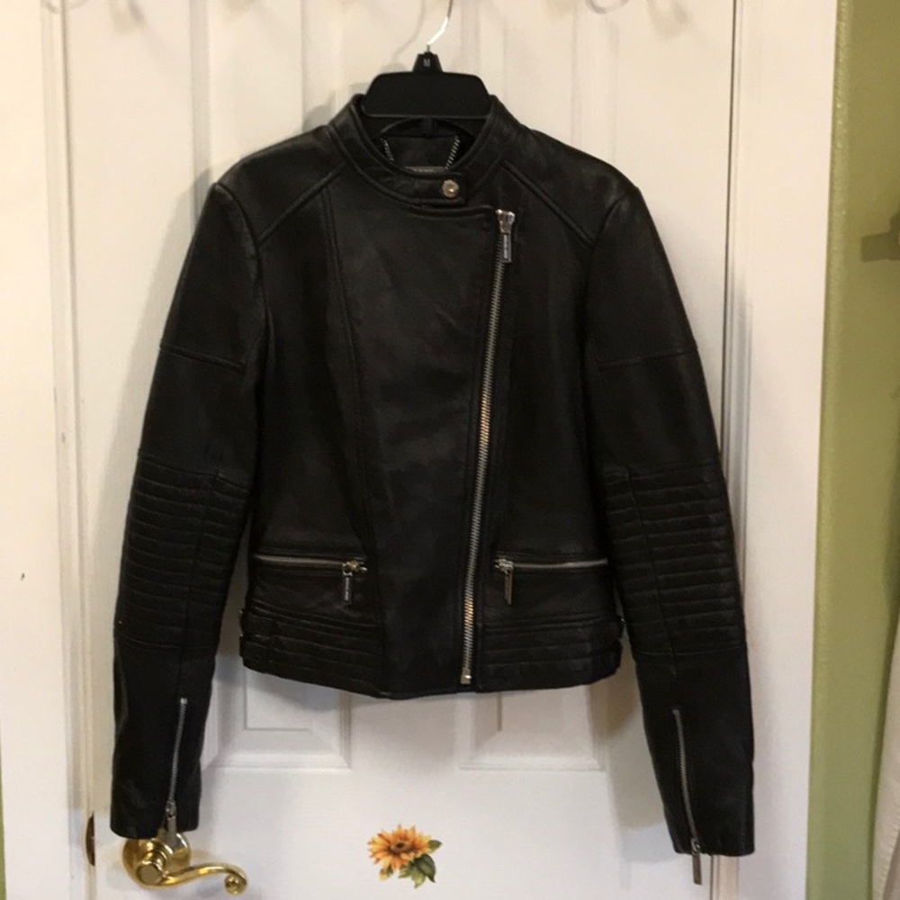 Michael Kors Quilted Leather Jacket (new)